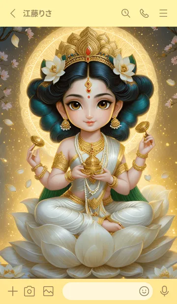 [LINE着せ替え] Lakshmi, rich, win the lottery(JP)の画像2