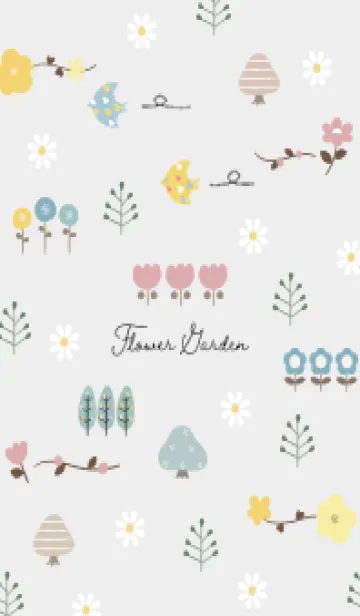 [LINE着せ替え] flower garden01_1の画像1