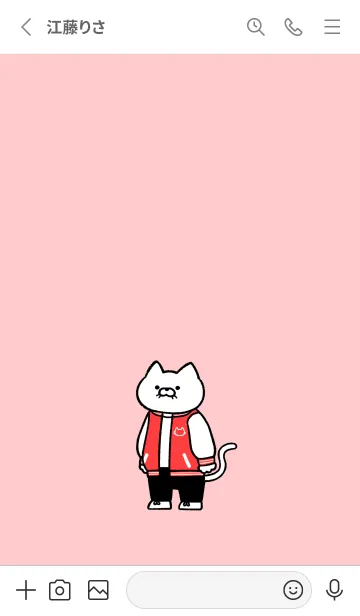 [LINE着せ替え] スタジャンにゃん01の画像2