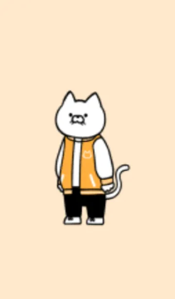 [LINE着せ替え] スタジャンにゃん02の画像1