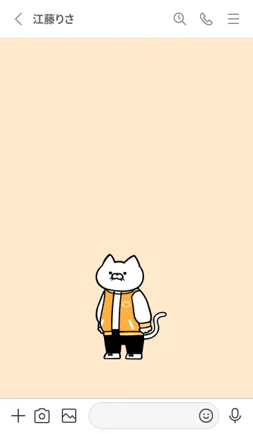 [LINE着せ替え] スタジャンにゃん02の画像2