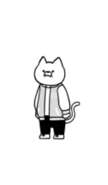 [LINE着せ替え] スタジャンにゃん11の画像1