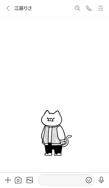 [LINE着せ替え] スタジャンにゃん11の画像2