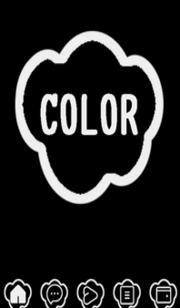 [LINE着せ替え] bw color U60の画像1