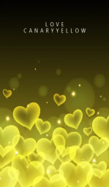 [LINE着せ替え] CANARY YELLOW HEARTの画像1