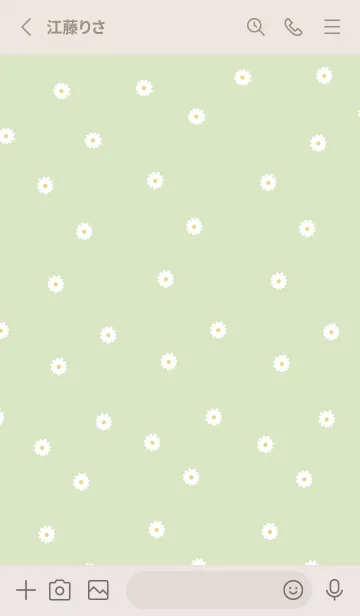 [LINE着せ替え] flowers bloom_naturalgreen2の画像2