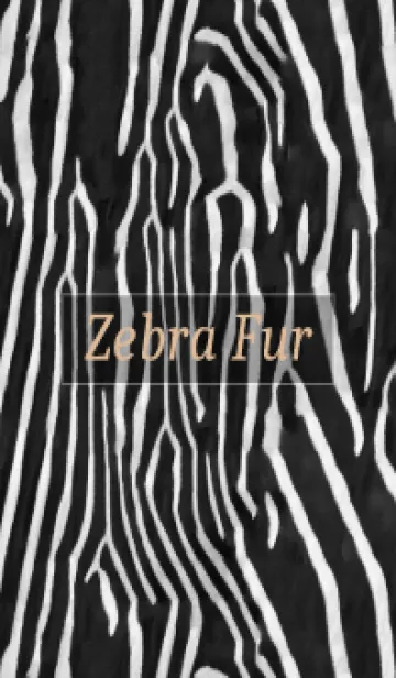 [LINE着せ替え] Zebra Fur 29の画像1