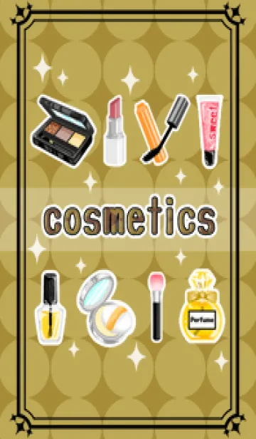 [LINE着せ替え] Cosmetics -dusty yellow-【修正版】の画像1