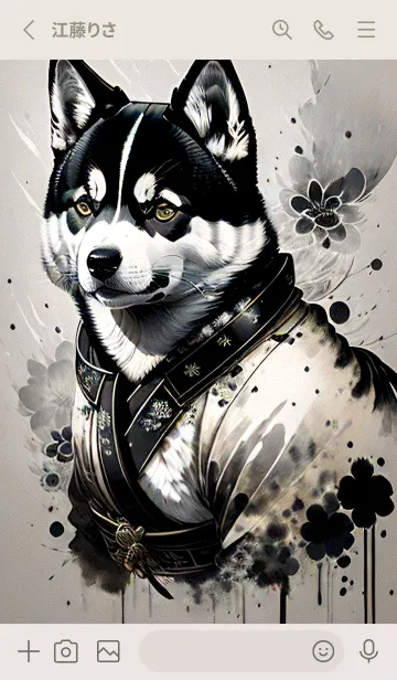 [LINE着せ替え] 浮世絵 ミャオミャオ猫 4aE312の画像2