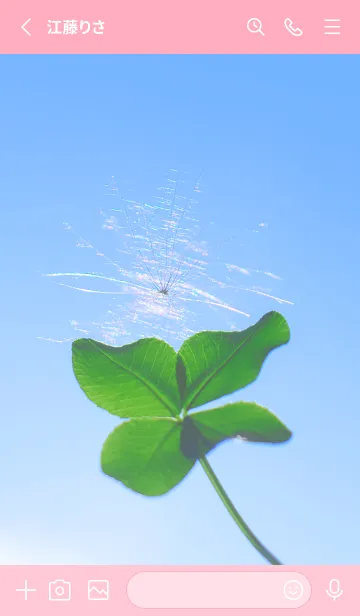 [LINE着せ替え] ケサランパサラン & Lucky clover #1-11の画像2