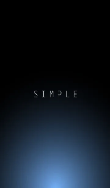 [LINE着せ替え] Simple Light-COOL BLACK 5の画像1