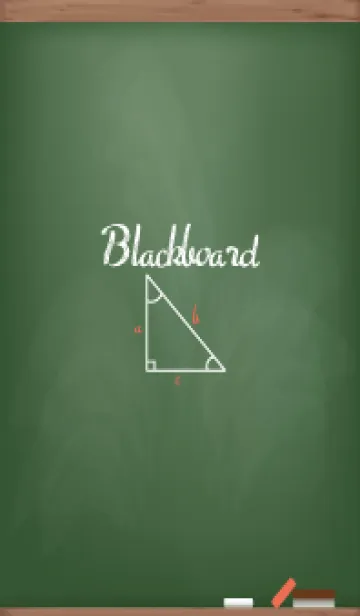 [LINE着せ替え] Blackboard Simple..17の画像1