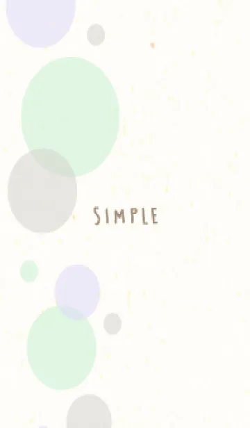 [LINE着せ替え] 3色の丸14の画像1