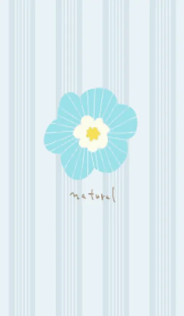 [LINE着せ替え] 北欧風 花 ナチュラル5の画像1