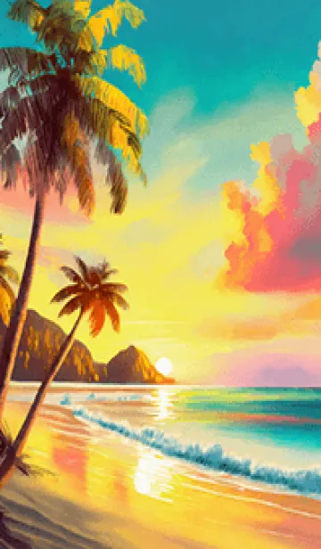 [LINE着せ替え] 爽やかな夏の風景の着せかえ(Summer-6)の画像1