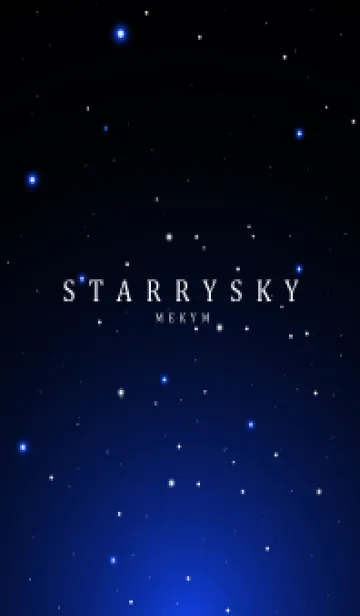 [LINE着せ替え] BLACK - STARRY SKY STAR 12の画像1