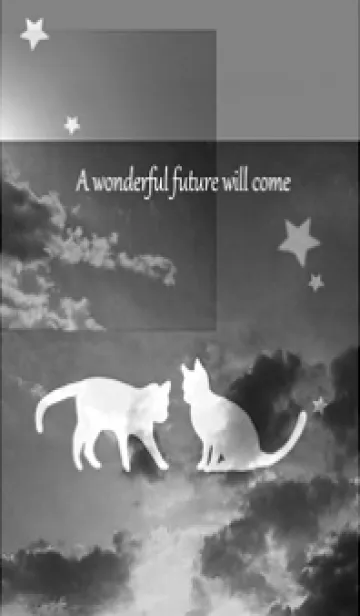 [LINE着せ替え] 幸運の猫と美しい空の景色・8の画像1