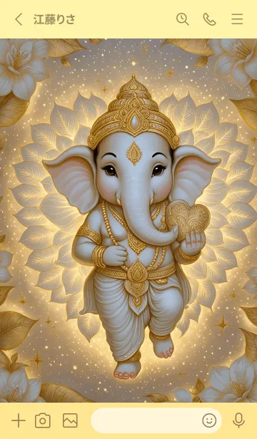 [LINE着せ替え] Ganesha, gold color, wealth, wealth(JP)の画像2