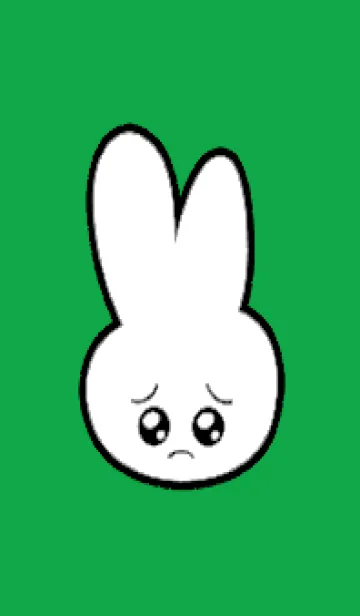 [LINE着せ替え] ぴえん うさぎ 217の画像1