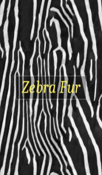 [LINE着せ替え] Zebra Fur 30の画像1