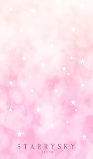 [LINE着せ替え] STARRY SKY-PINK WHITE-の画像1