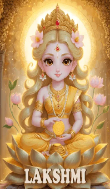 [LINE着せ替え] Lakshmi, wealth, prosperity,(JP)の画像1