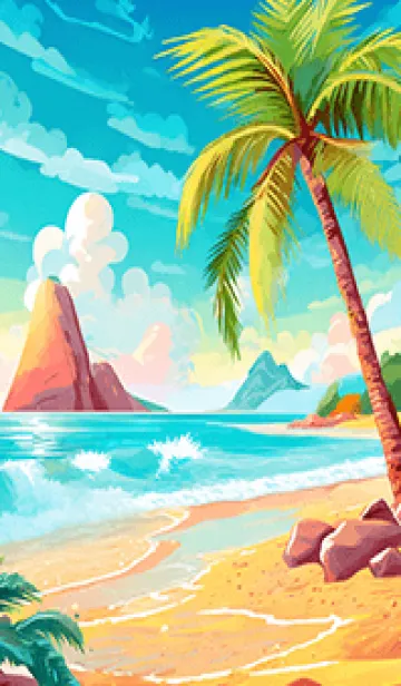 [LINE着せ替え] 爽やかな夏の風景の着せかえ(Summer-17)の画像1