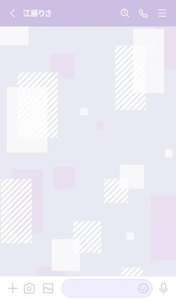 [LINE着せ替え] 四角 おしゃれ21の画像2