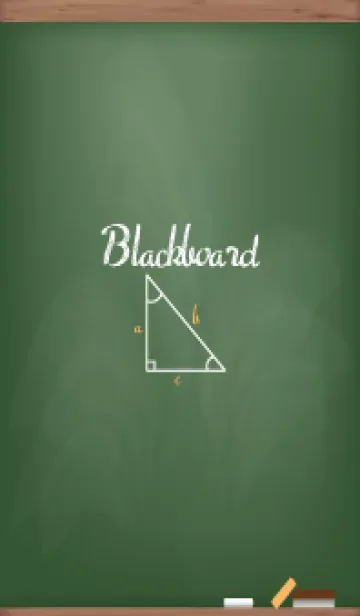[LINE着せ替え] Blackboard Simple..19の画像1