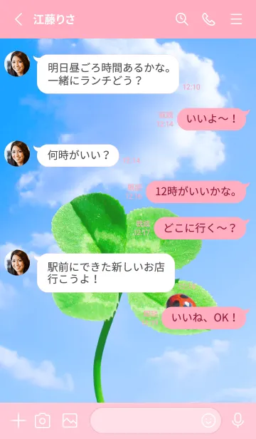 [LINE着せ替え] 本物ラッキークローバー & Ladybird #1-30の画像3