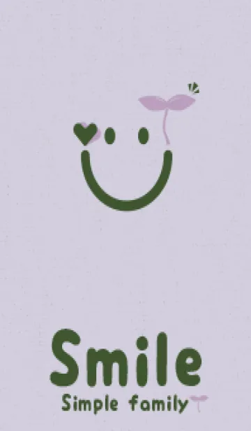 [LINE着せ替え] スマイル＆新芽 しんみりの画像1