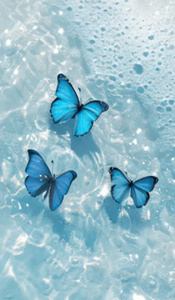 [LINE着せ替え] バタフライビーチの画像1