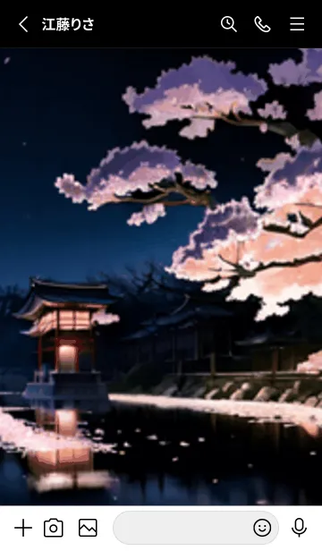 [LINE着せ替え] 桜花繚乱 #EZHJ1220。の画像2