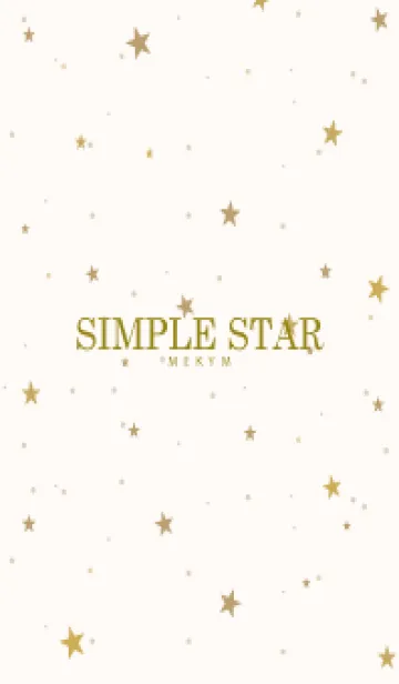 [LINE着せ替え] SIMPLE STAR-NATURAL YELLOW- 9の画像1