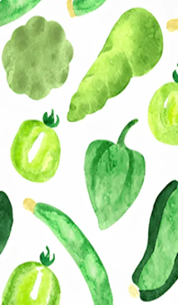 [LINE着せ替え] 【シンプル】お野菜の着せかえ#991の画像1