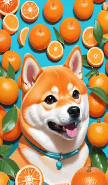 [LINE着せ替え] Smiling Shiba Inu RmnYfの画像1