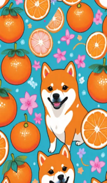 [LINE着せ替え] Smiling Shiba Inu 8vDHkの画像1