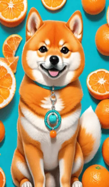 [LINE着せ替え] Smiling Shiba Inu YuWbQの画像1