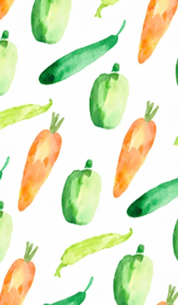 [LINE着せ替え] 【シンプル】お野菜の着せかえ#994の画像1