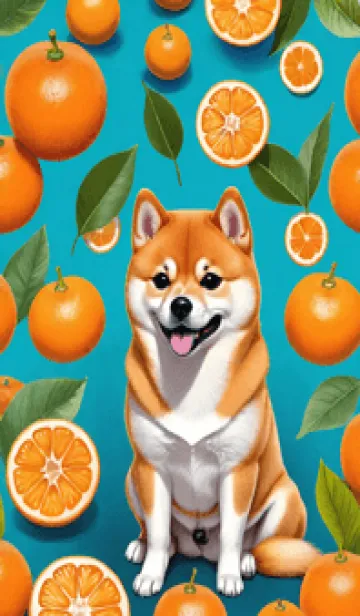 [LINE着せ替え] Smiling Shiba Inu fMzK9の画像1