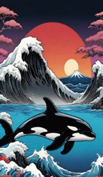 [LINE着せ替え] 海 虎 クジラ e8G6Oの画像1