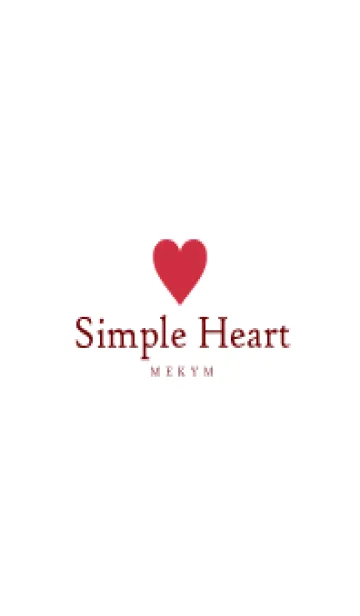 [LINE着せ替え] SIMPLE HEART-LOVE- 16の画像1