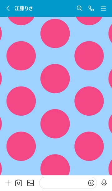 [LINE着せ替え] ドット _64の画像2