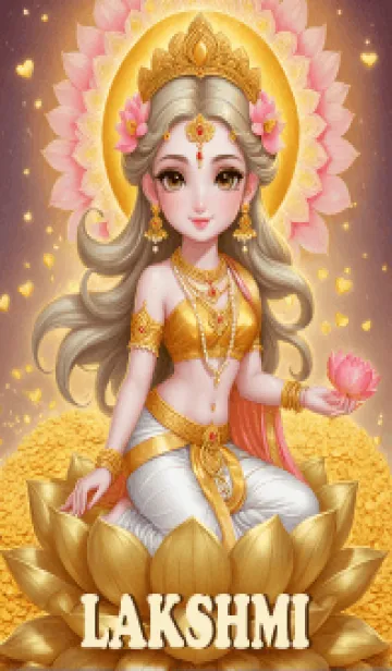 [LINE着せ替え] Lakshmi, rich, rich, wealthy, (JP)の画像1