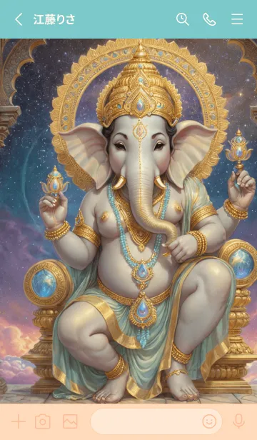 [LINE着せ替え] Ganesha = Wealth & Rich Theme (JP)の画像2