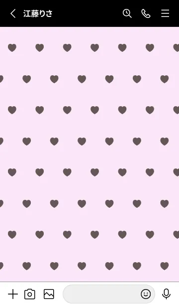 [LINE着せ替え] ラブ ミニ ハート 32の画像2