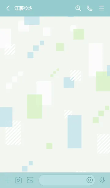 [LINE着せ替え] おしゃれ スクエア くすみカラー24の画像2