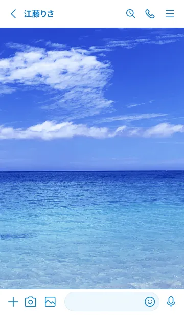 [LINE着せ替え] Summer ocean -ALOHA- 21の画像2