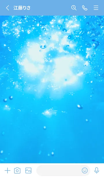 [LINE着せ替え] Underwater Photo 33 Not AIの画像2