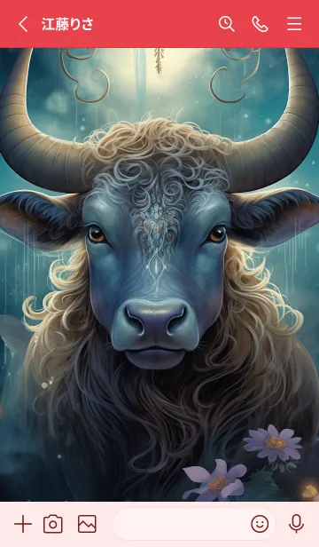 [LINE着せ替え] 奇跡の開運☆牡牛の新月の画像2
